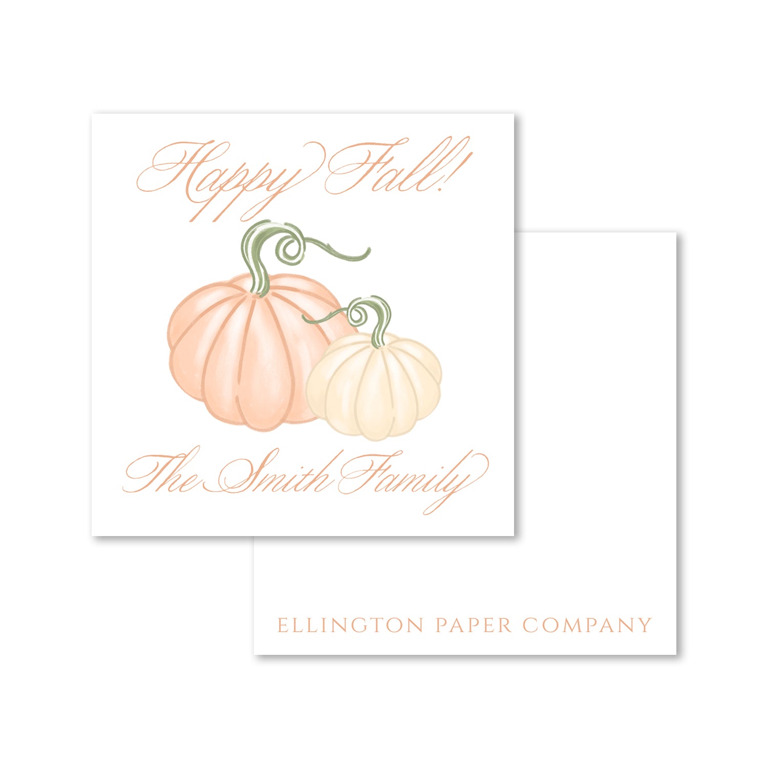 Pumpkin Fall Enclosure Cards and Stickers