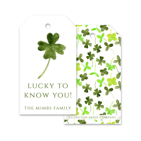 Lucky Clovers Gift Tags
