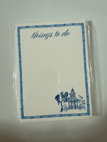 Pagoda Things To Do Notepad - 100 Sheets