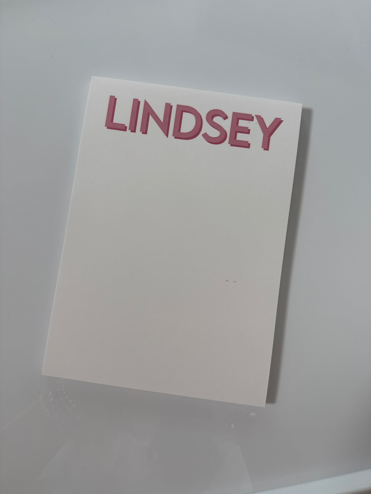 Lindsey 5x7 Notepad