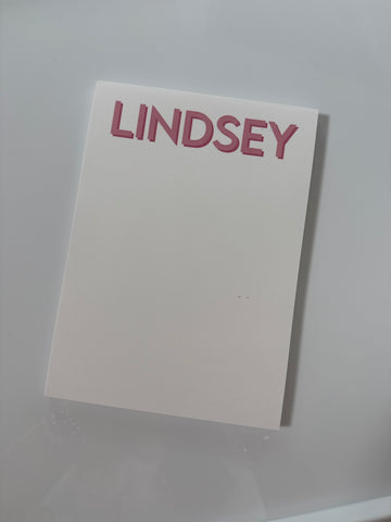 Lindsey 5x7 Notepad