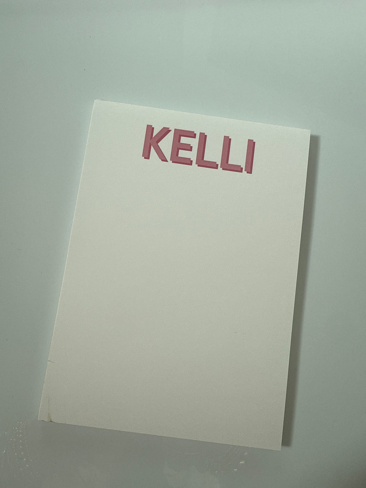Kelli 5x7 Notepad
