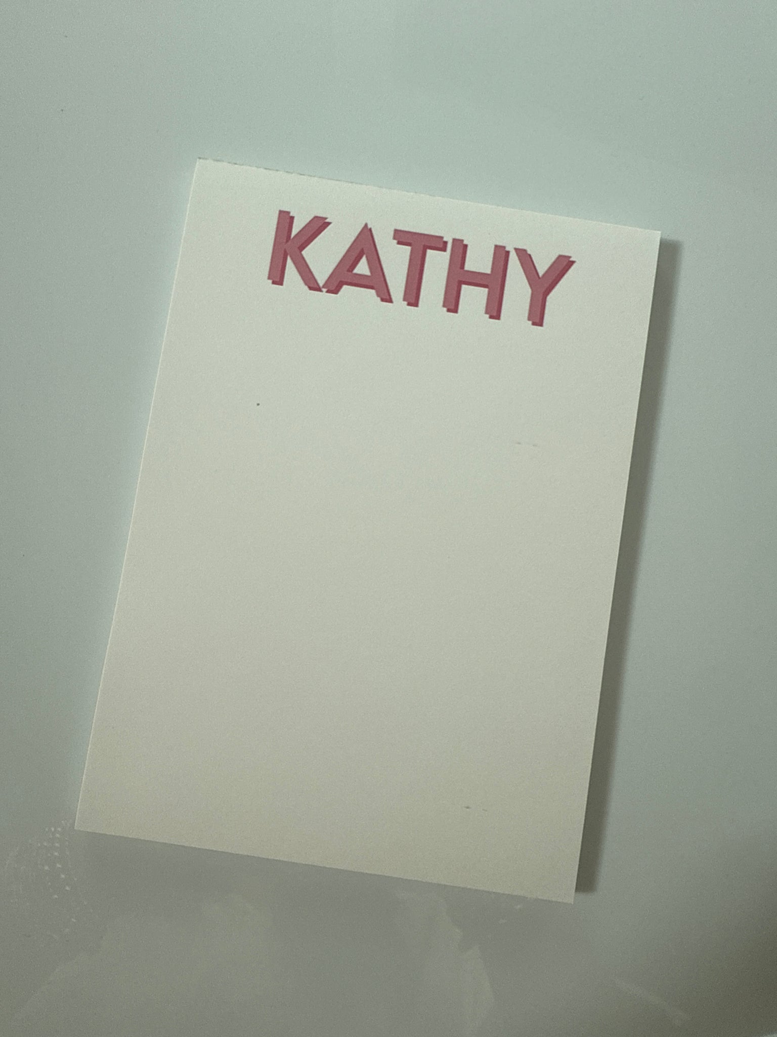 Kathy 5x7 Notepad