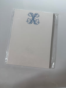 X 5x7 Notepad