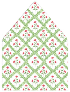 Bough Block Holiday Photo Card Envelope Liner Add-On