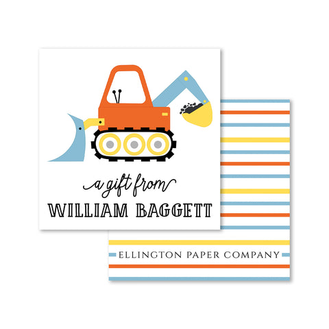 Backhoe Enclosure Cards and Stickers
