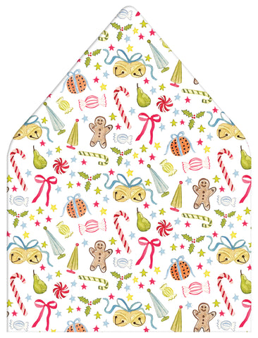 Bright and Beautiful Holiday Photo Card Envelope Liner Add-On
