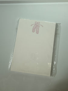 Ballet Slippers 5x7 Notepad