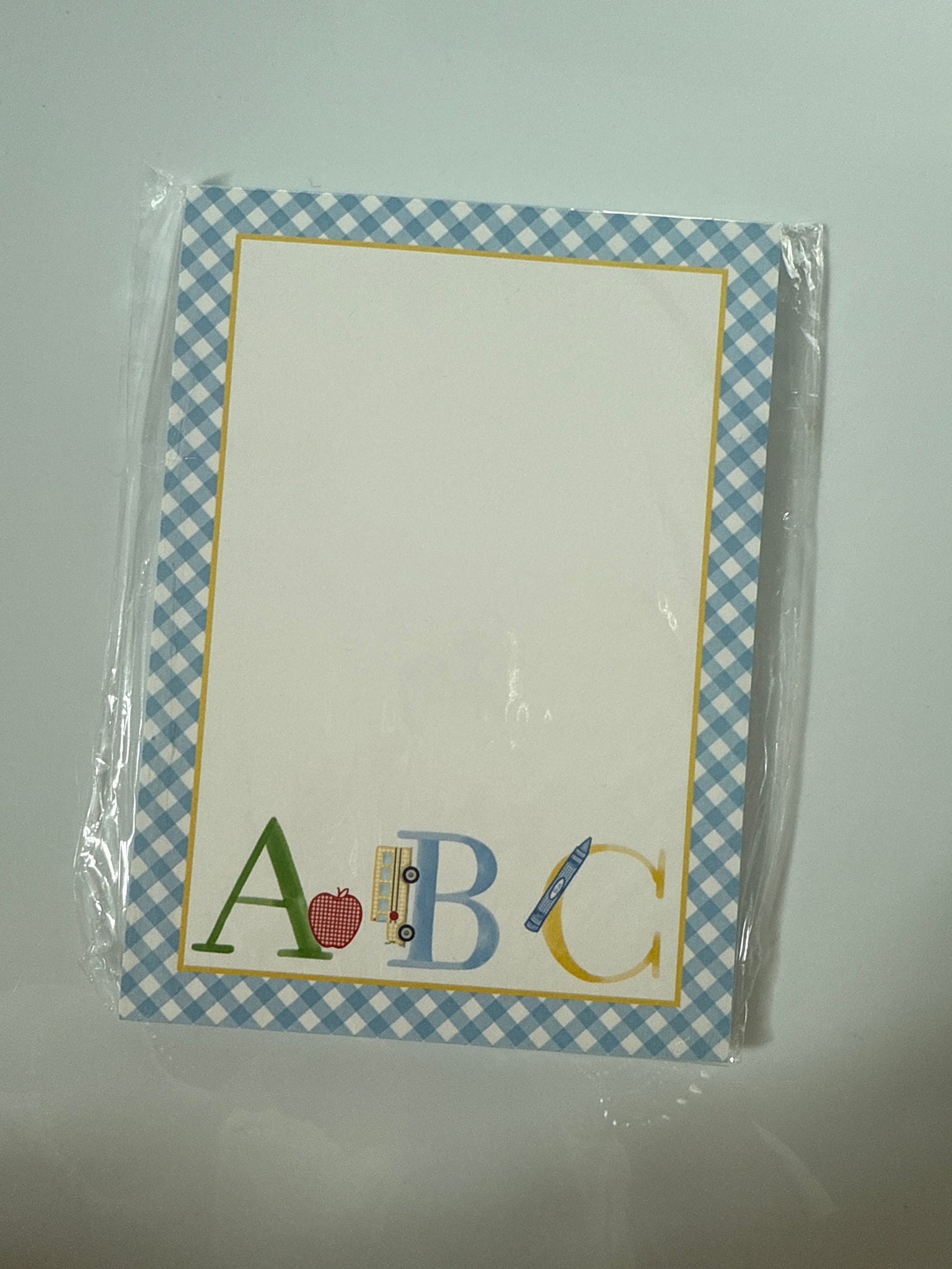 ABC Blue 5x7 Notepad