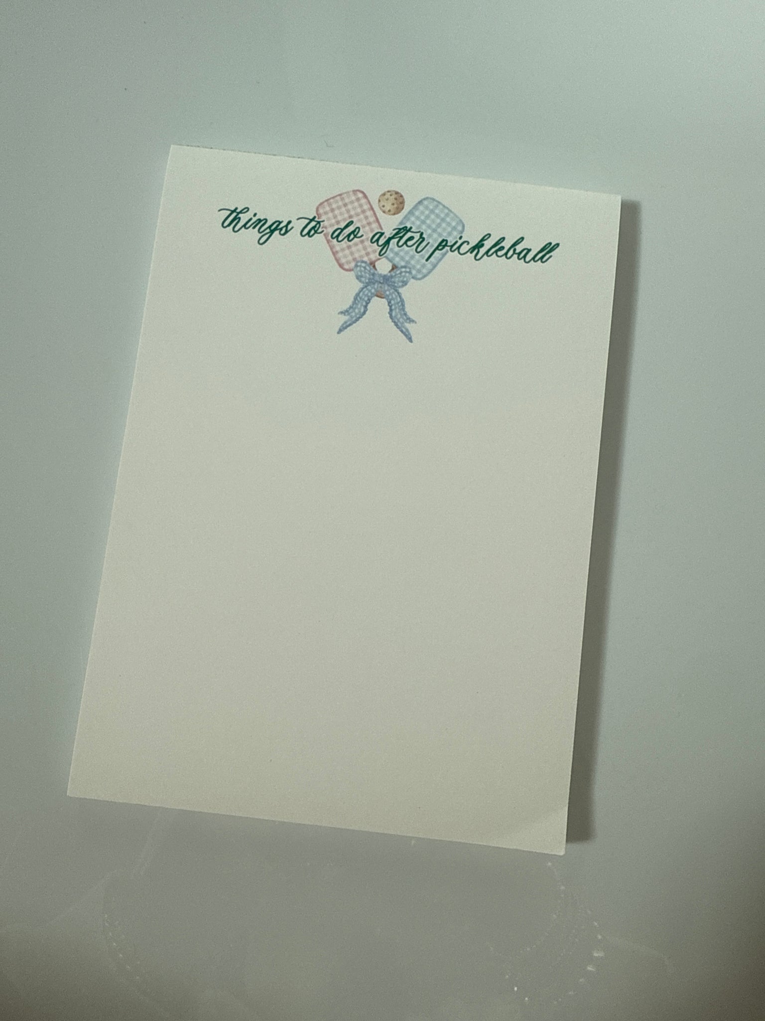Pickle Ball 5x7 Notepad