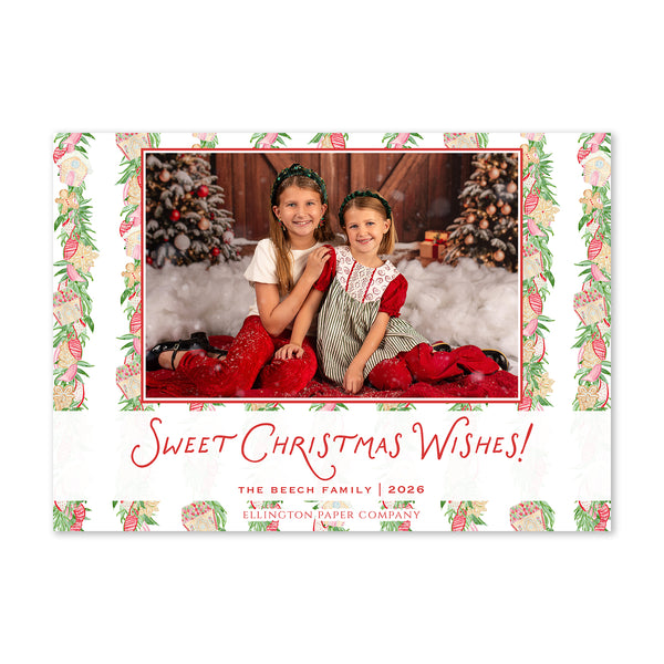 Gingerbread Dreams Holiday Photo Card