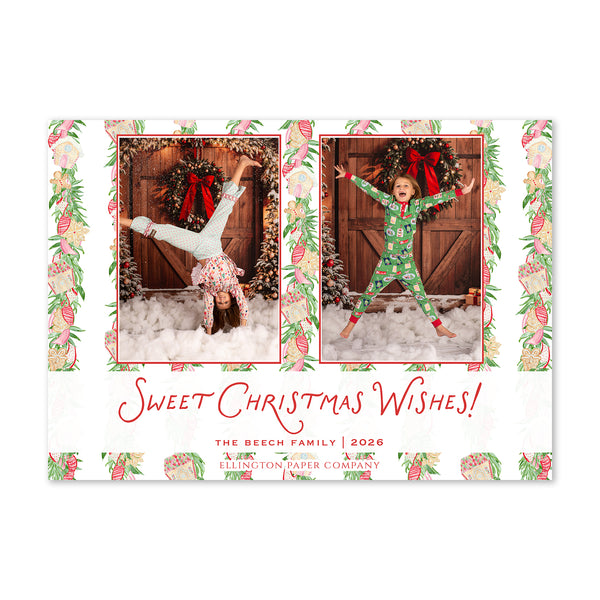 Gingerbread Dreams Holiday Photo Card