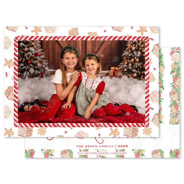 Gingerbread Dreams Holiday Photo Card
