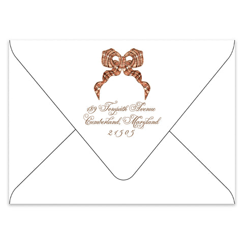Heaven and Nature Sing Holiday Photo Card Address Printing Add-On