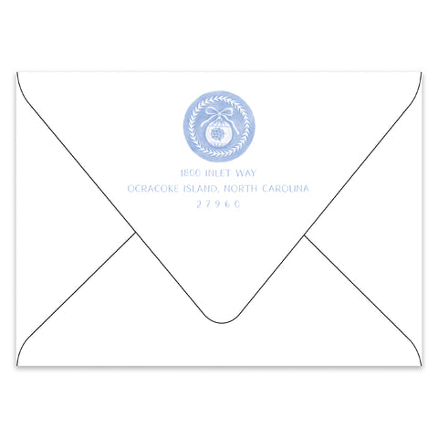 Jolly Jasper Holiday Photo Card Address Printing Add-On