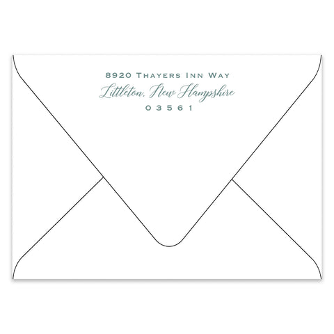 Juniper Dreams Holiday Photo Card Address Printing Add-On