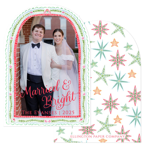 So Married Vertical Holiday Photo Card