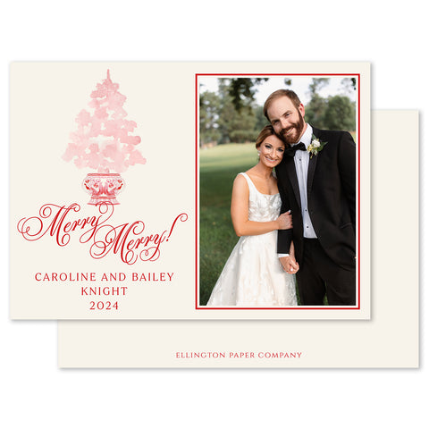 Merry Blessings Holiday Photo Card
