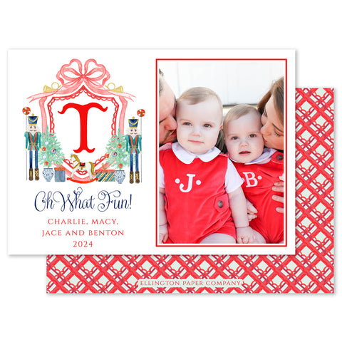 Nutcracker Dreams Holiday Photo Card
