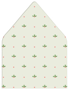 Christmas Trinity Holiday Photo Card Envelope Liner Add-On