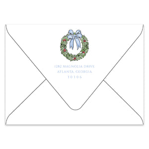 Christmas Cheer Holiday Photo Card Address Printing Add-On