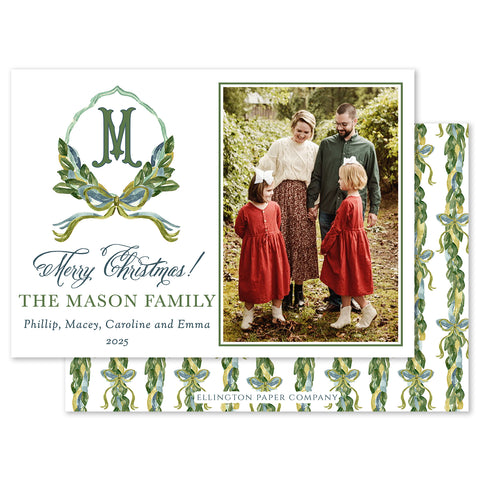 Green with Envy Holiday Photo Card