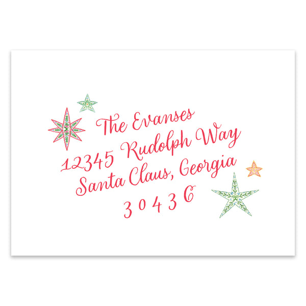So Merry (or Married) Holiday Photo Card Address Printing Add-On