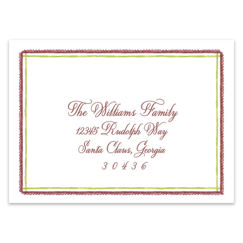 Names of Christ Holiday Photo Card Address Printing Add-On