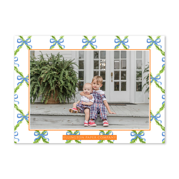Holiday Citrus Crest Holiday Photo Card