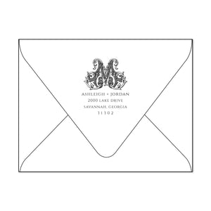 Custom Self Inking Square Stamp, Morrison Design