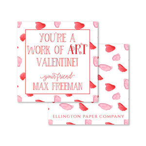 Work Of Art Valentine Enclosure Cards and Stickers