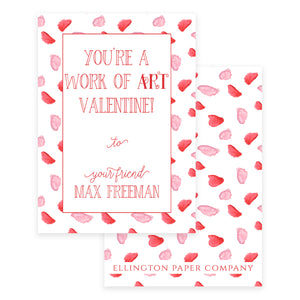 Work Of Art Valentine Card Set