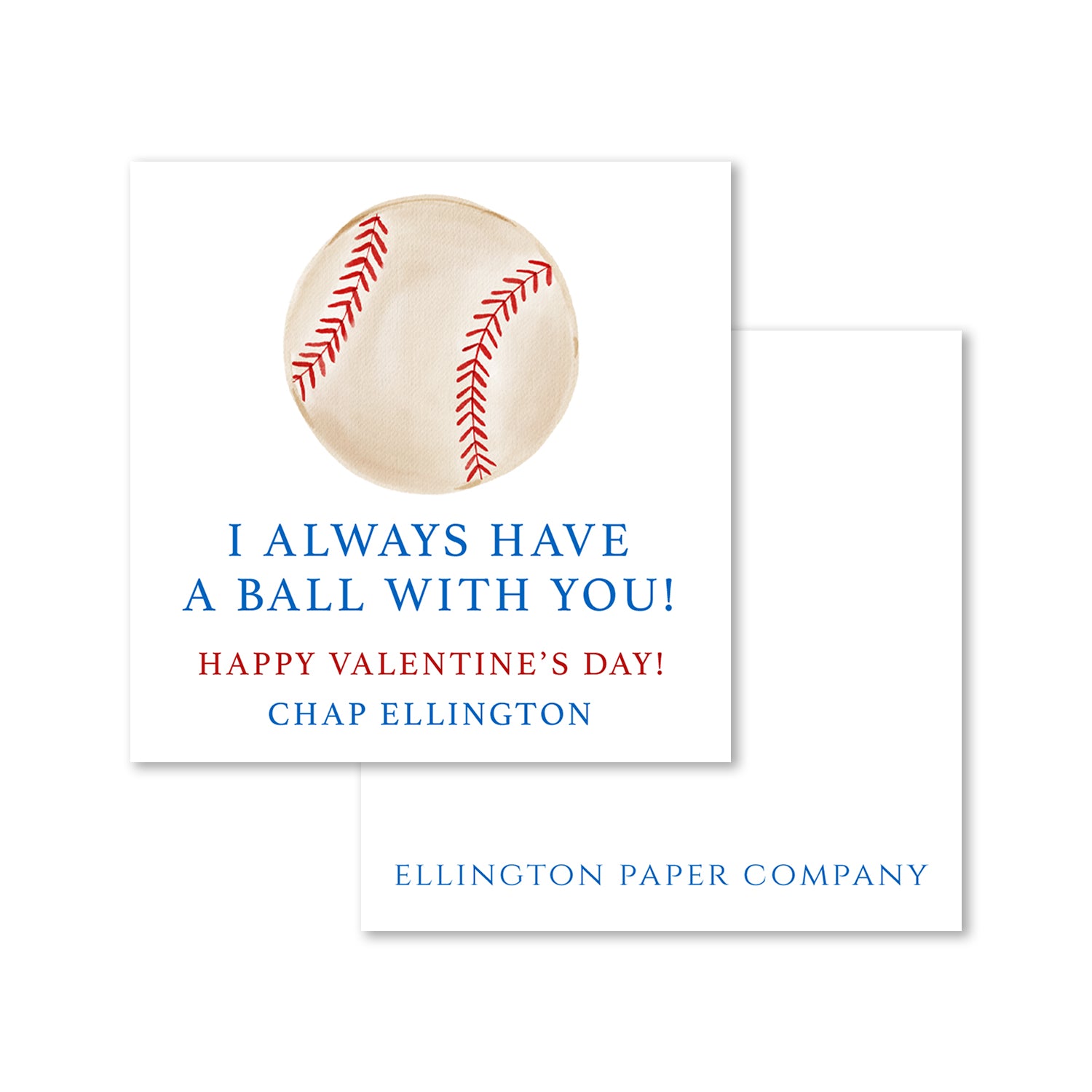 Baseball Valentine Enclosure Cards and Stickers