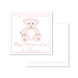 A Beary Sweet Valentine Enclosure Cards and Stickers, Pink