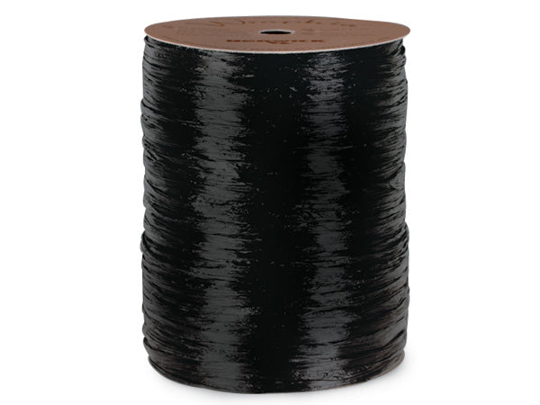 Black Matte Wraphia Ribbon