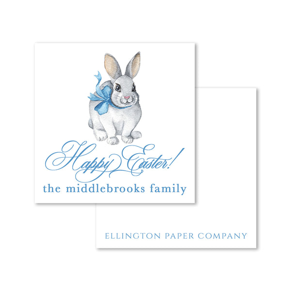 "Happy Easter" Bunny Enclosure Cards and Stickers