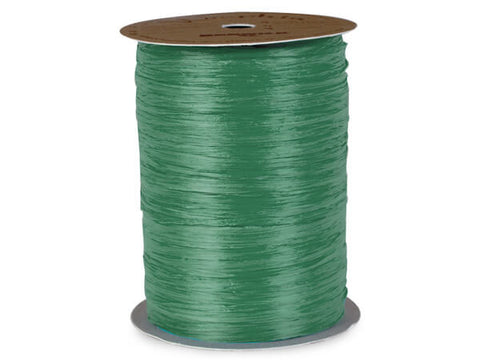 Emerald Green Matte Wraphia Ribbon