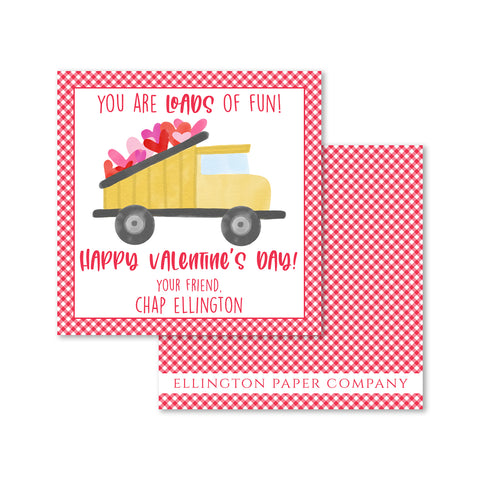 Loads of Fun Valentine Enclosure Cards and Stickers