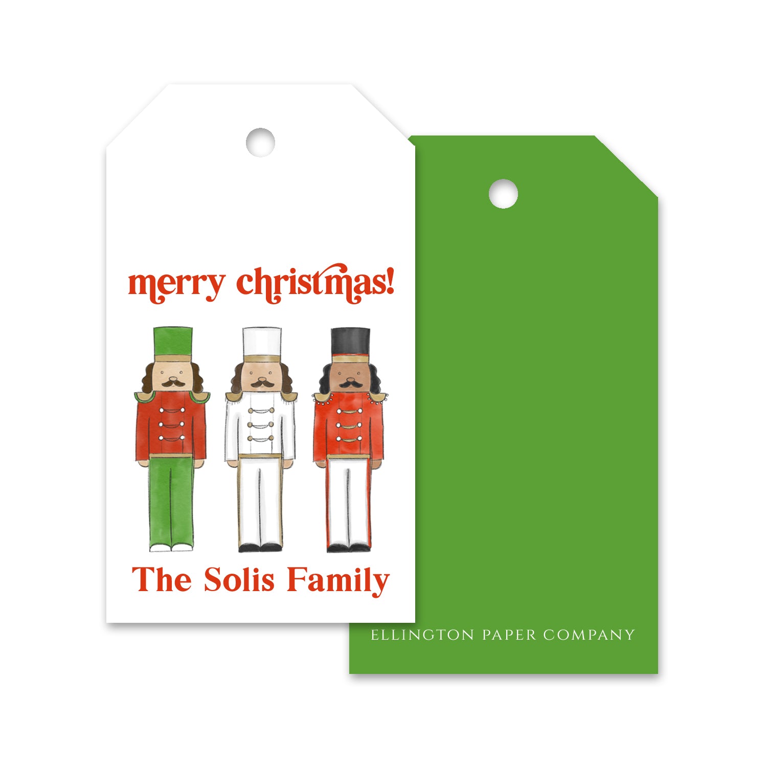 Nutcrackers Holiday Gift Tags