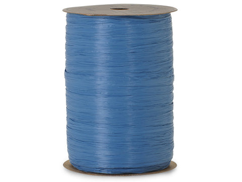 Royal Blue Matte Wraphia Ribbon
