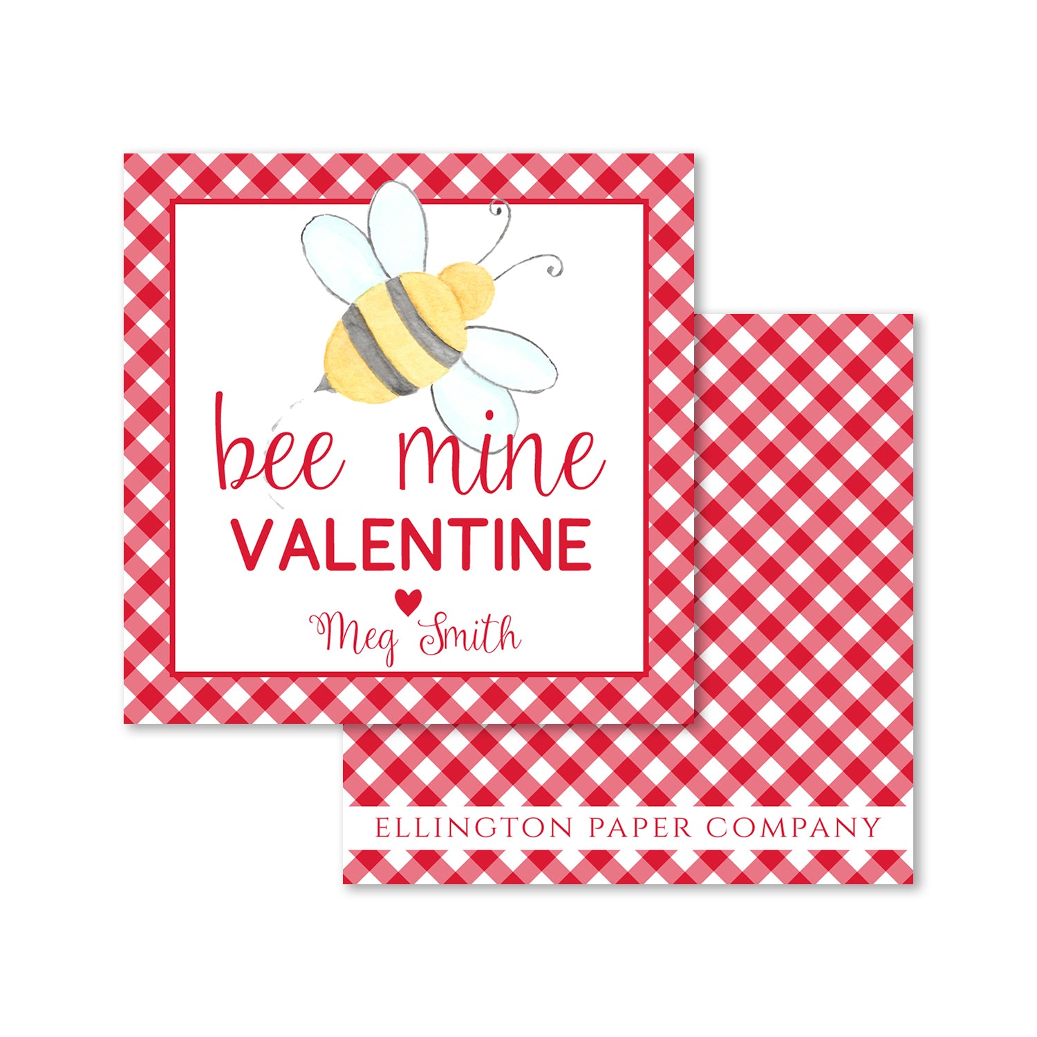 Bee Mine Valentine Enclosure Cards and Stickers