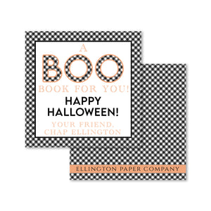 BOO Book Halloween Enclosure Cards and Stickers