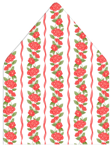 Christmas Camellia Holiday Photo Card Envelope Liner Add-On