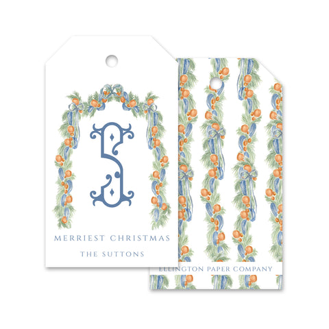 Citrus and Cypress Holiday Gift Tags