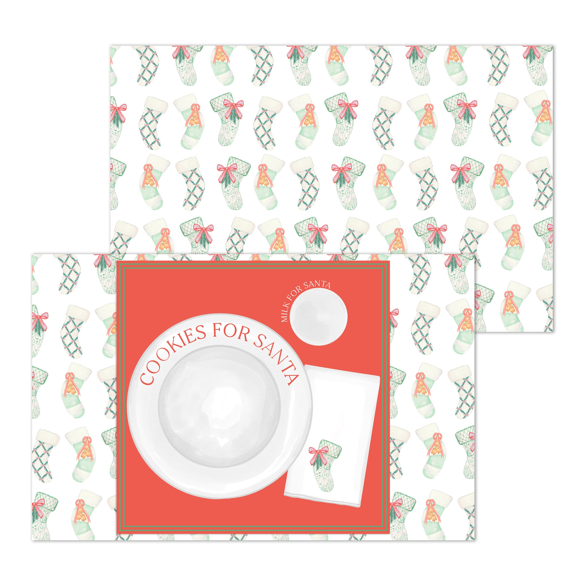 Cookies For Santa Laminated Placemat