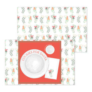 Cookies For Santa Laminated Placemat