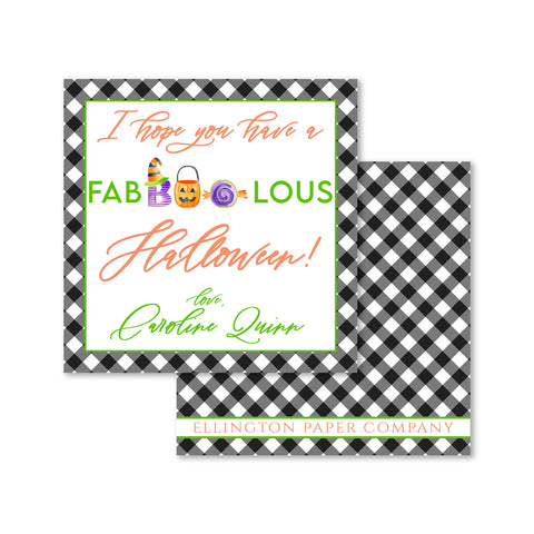 Fab-BOO-Lous Halloween Enclosure Cards and Stickers