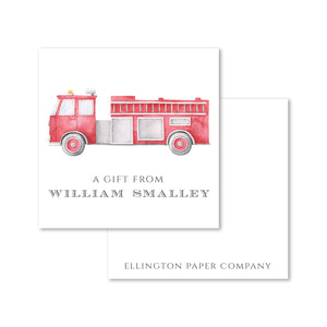 Fire Engine Enclosure Cards and Stickers
