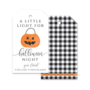 "A Little Light" Halloween Gift Tags