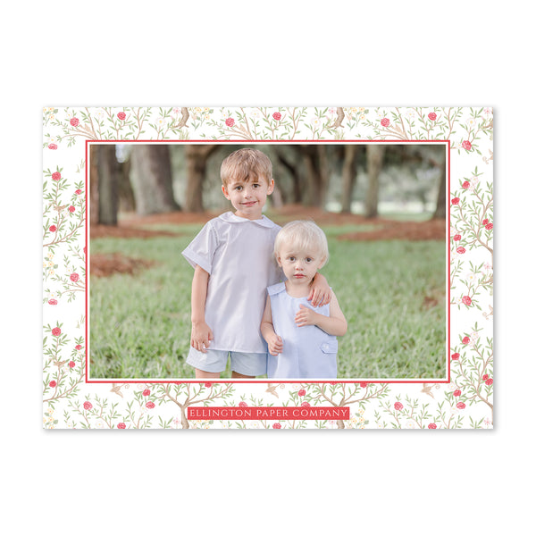 Holiday Chinoiserie Holiday Photo Card